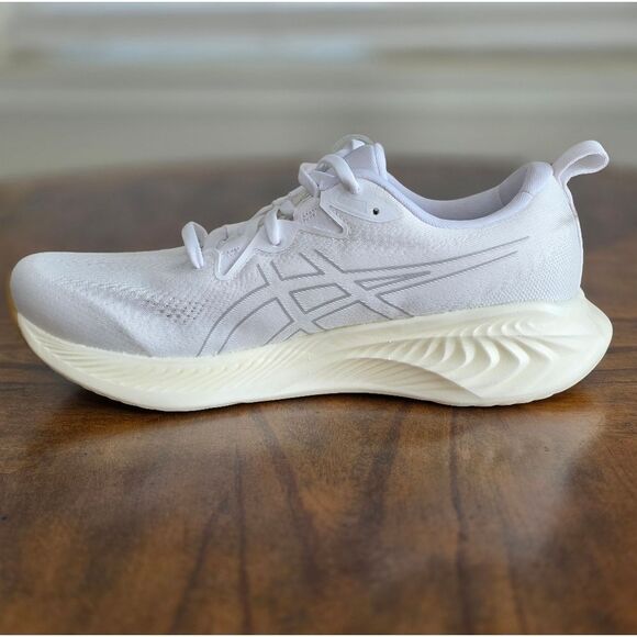 Asics Gel Cumulus 25 Running Shoes White Beige Women's 11.5 Training FF Blast+ - Picture 9 of 15